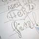 DIY: Lettering auf Notizheft