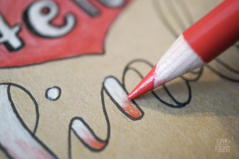 DIY: Lettering auf Notizheft
