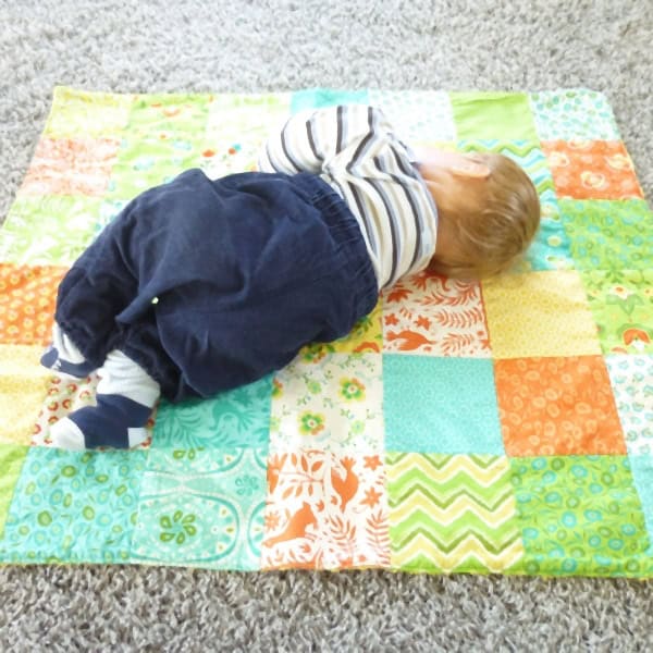 Patchwork-Babydecke SCHMUSI