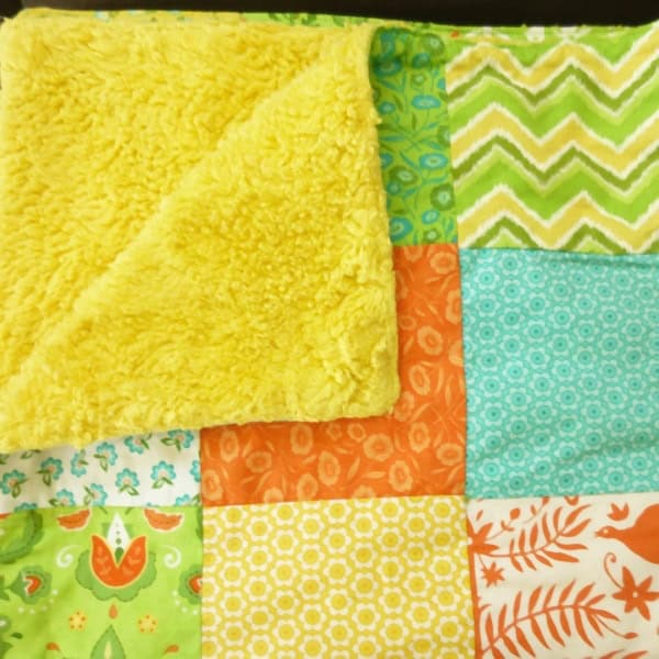 Patchwork-Babydecke SCHMUSI