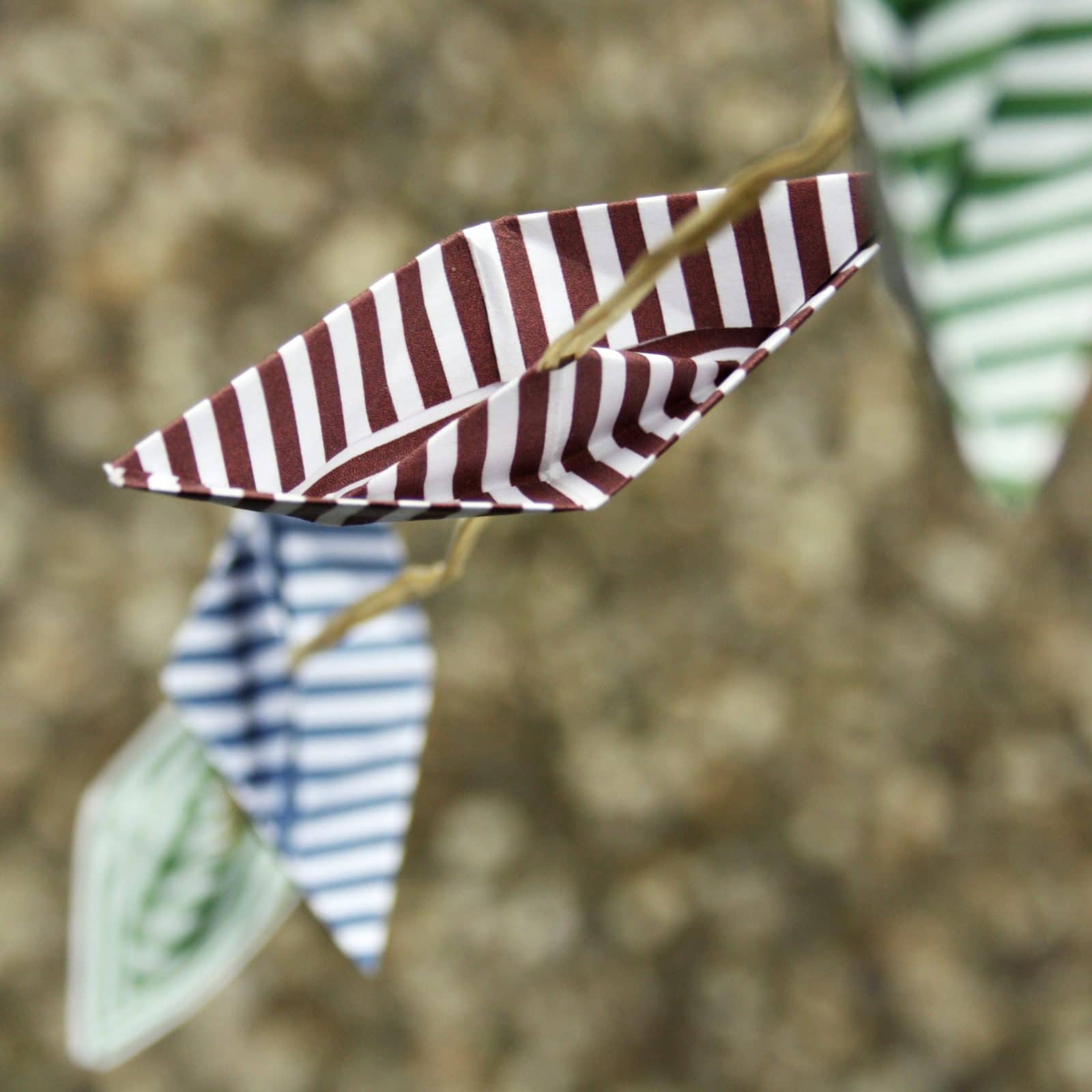 Papierbootkette {Free Printable}