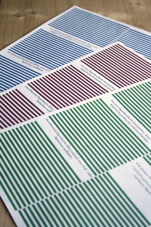 Papierbootkette {Free Printable}