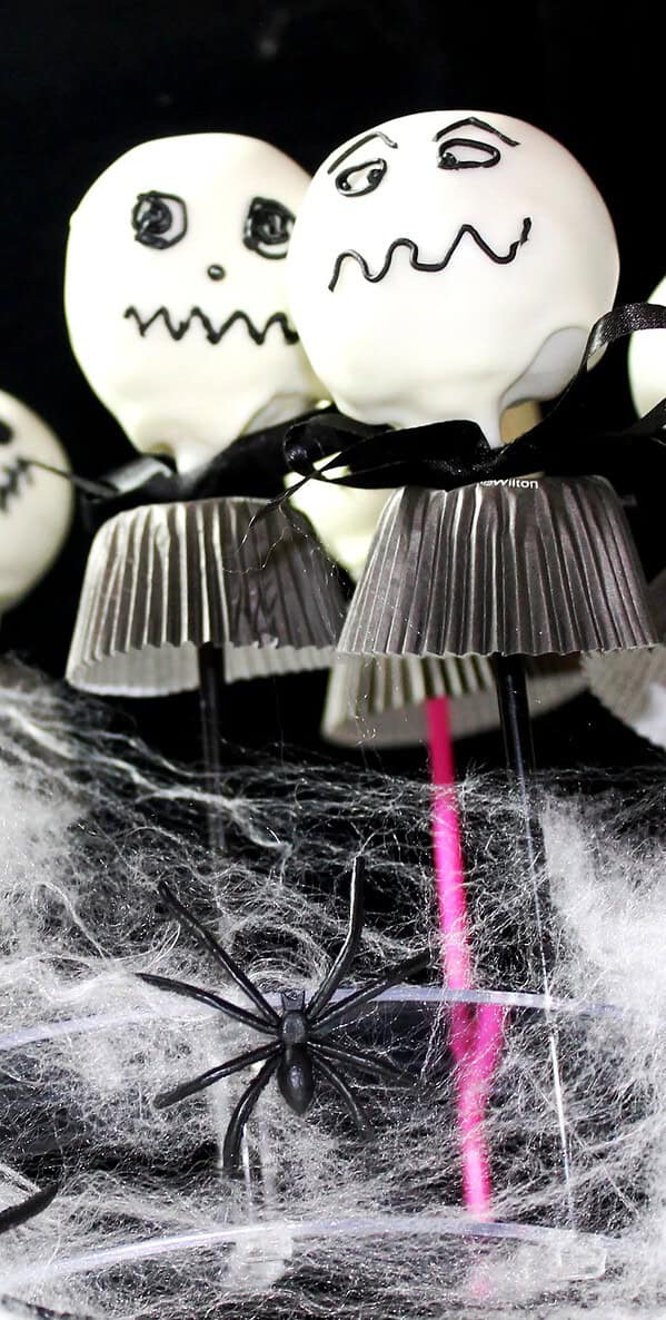 Jack Skellington Cake Pops zu Halloween