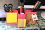 DIY Schreibtisch Organizer