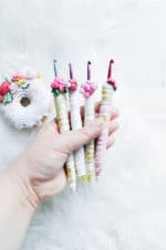 DIY Einhornhäkelnadeln