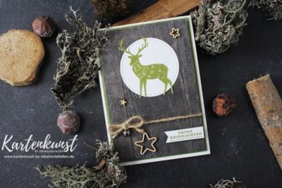 Weihnachtskarte mit dem Stempelset Freude im Advent von Stampin Up