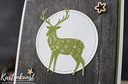Weihnachtskarte mit dem Stempelset Freude im Advent von Stampin Up