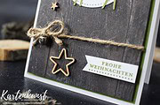 Weihnachtskarte mit dem Stempelset Freude im Advent von Stampin Up