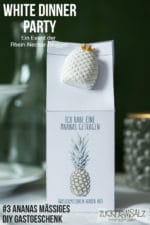 Ananas Mässiges DIY Gastgeschenk