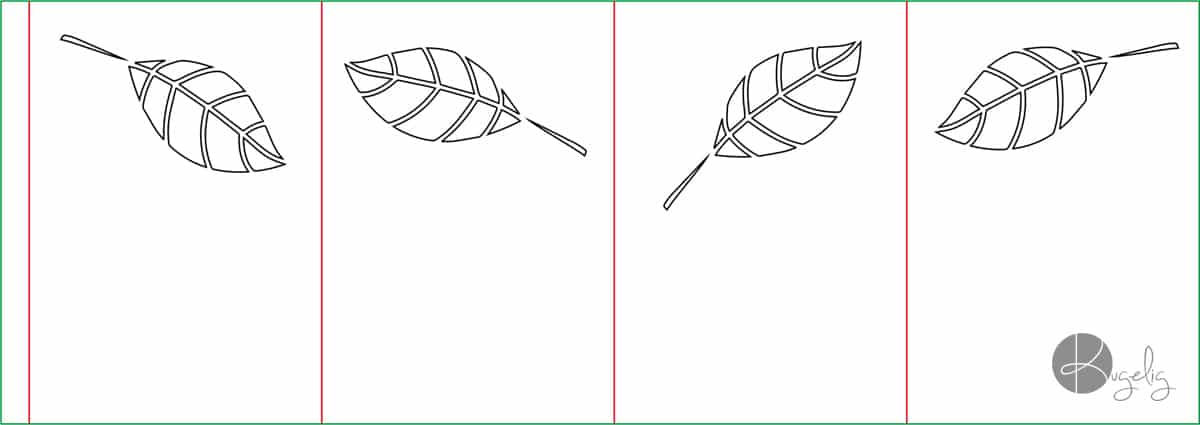 Windlicht mit Herbstblättern [Plotter-Freebie]