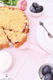 Zwetschgen auf Mürbeteig mit Streusel