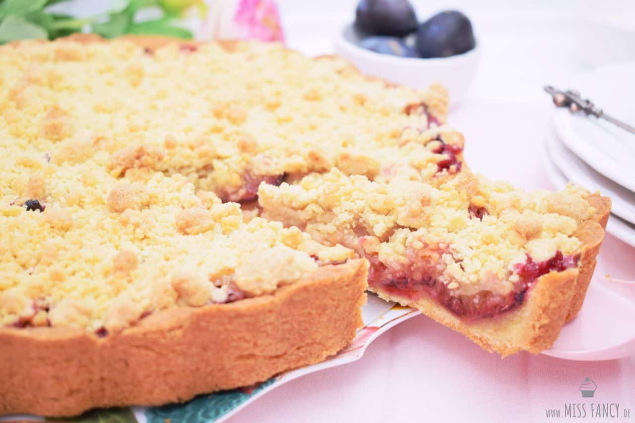 Zwetschgen auf Mürbeteig mit Streusel