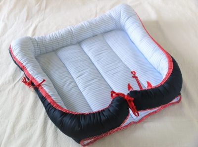 Schnittmuster: Babynest für Zwillinge nähen