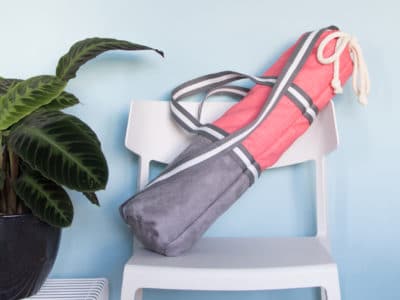 Stylische Yogamattentasche