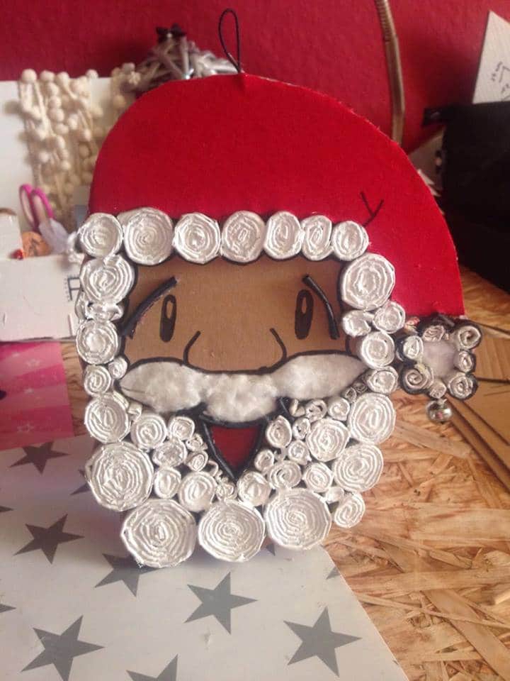 DIY Nikolaus aus Papierröllchen HANDMADE Kultur