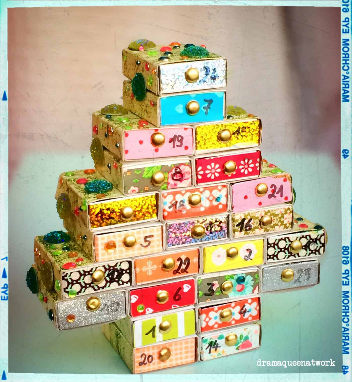 Streichholzschachtel-Adventskalender - HANDMADE Kultur