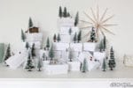 Adventskranz mit Modellfiguren