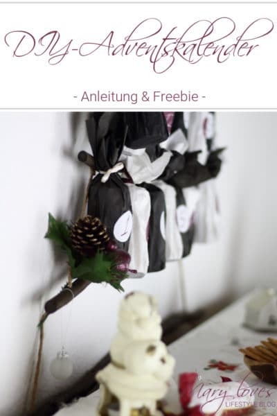 DIY-Adventskalender aus Papierrollen