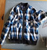 Blouson genäht aus Flanellhemd