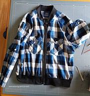 Blouson genäht aus Flanellhemd