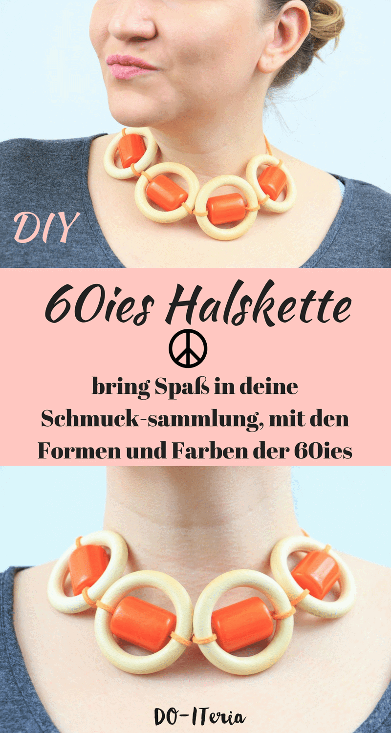 DIY 60ies Statement Halskette