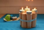 Last-Minute-Upcycling-Adventskranz aus Holz