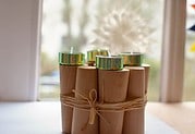 Last-Minute-Upcycling-Adventskranz aus Holz