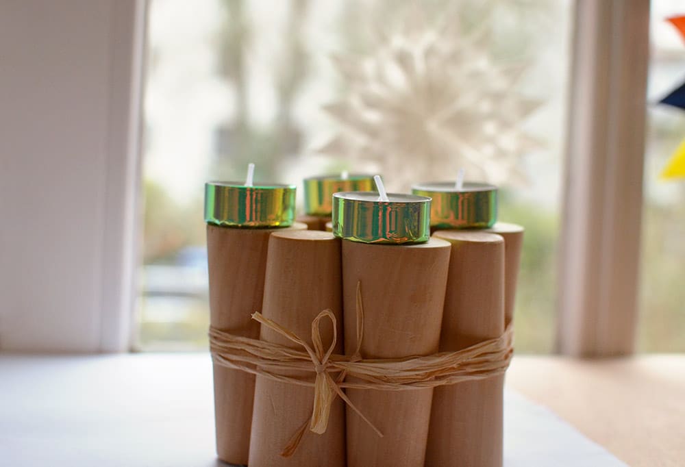 Last-Minute-Upcycling-Adventskranz aus Holz