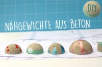 Nähgewichte aus Beton