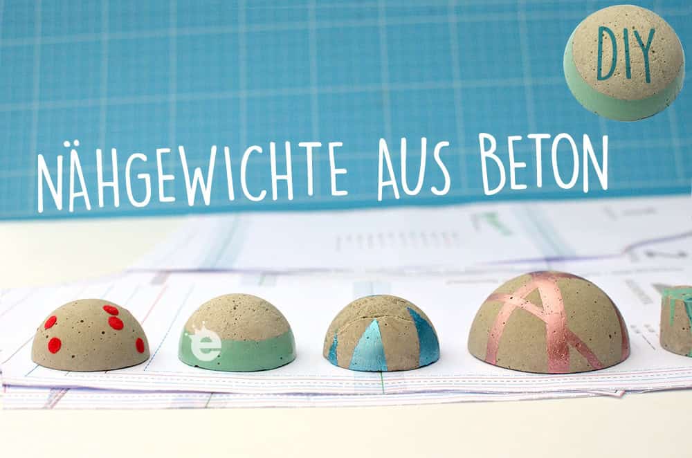 Nähgewichte aus Beton