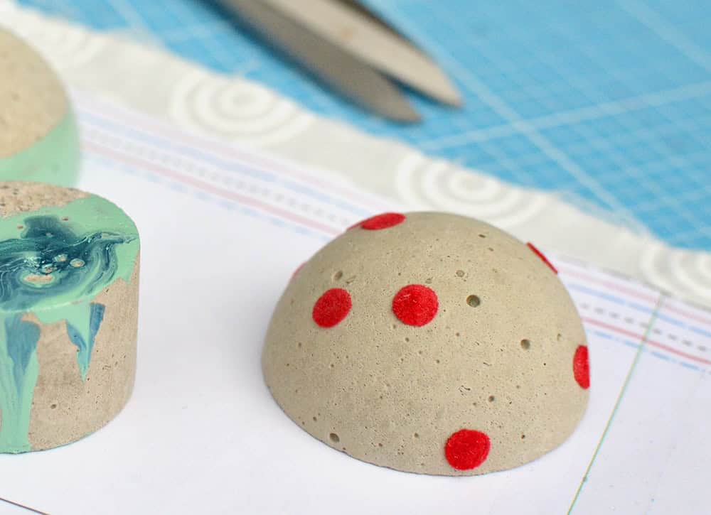 Nähgewichte aus Beton