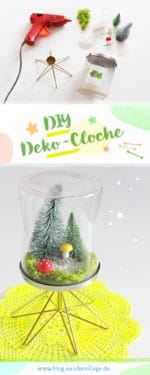 DIY Glasglocke / Kerze im Glas mit Deckel Upcycling