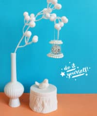 DIY WEIHNACHTSBAUM-SCHMUCK BASTELN AUS SCHNAPSGLÄSERN