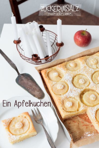 Ein Apfelkuchen