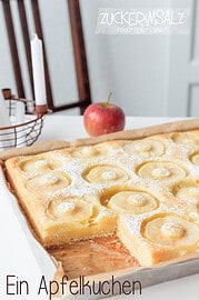 Ein Apfelkuchen