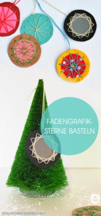 Fadengrafik-Sterne basteln