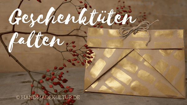 Geschenktüte falten