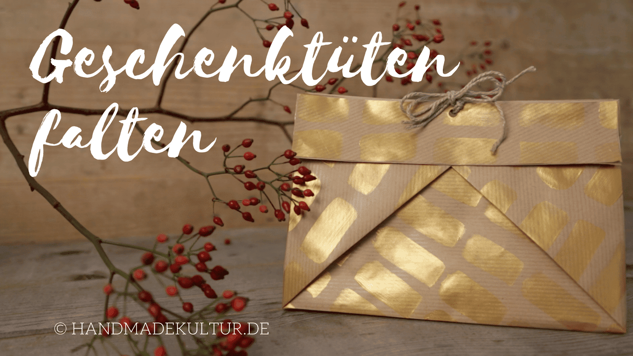 Geschenktüte falten