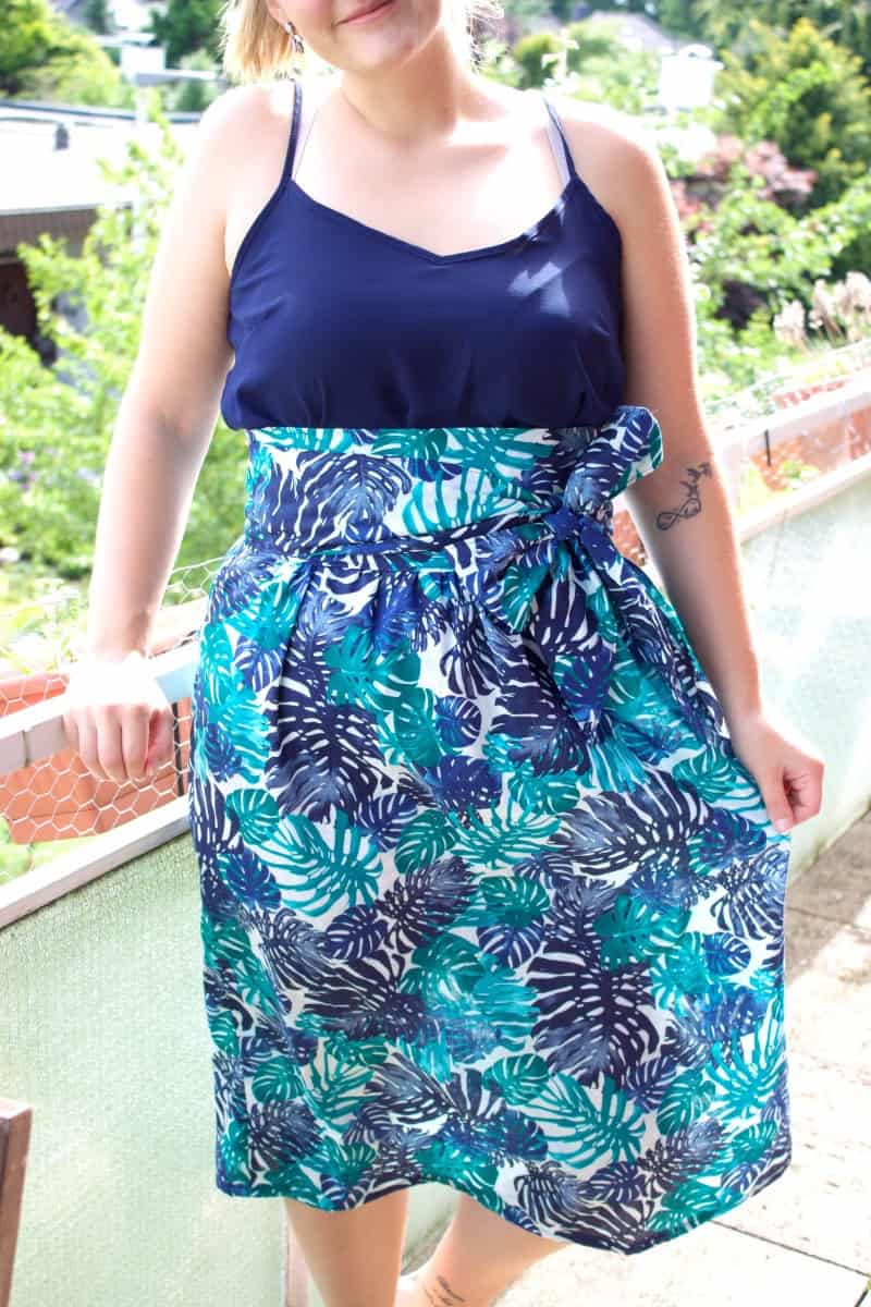 Highwaist Rock nähen – mein neuer Lieblingsrock!