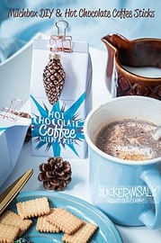 Hot Chocolate Coffee Sticks & Milchbox DIY … Freebie