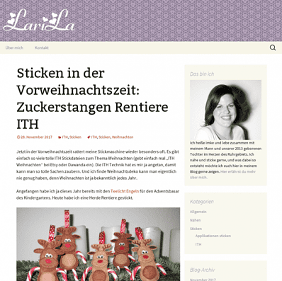 LariLa - genähtes und gesticktes