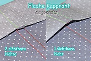Kappnaht flach nähen