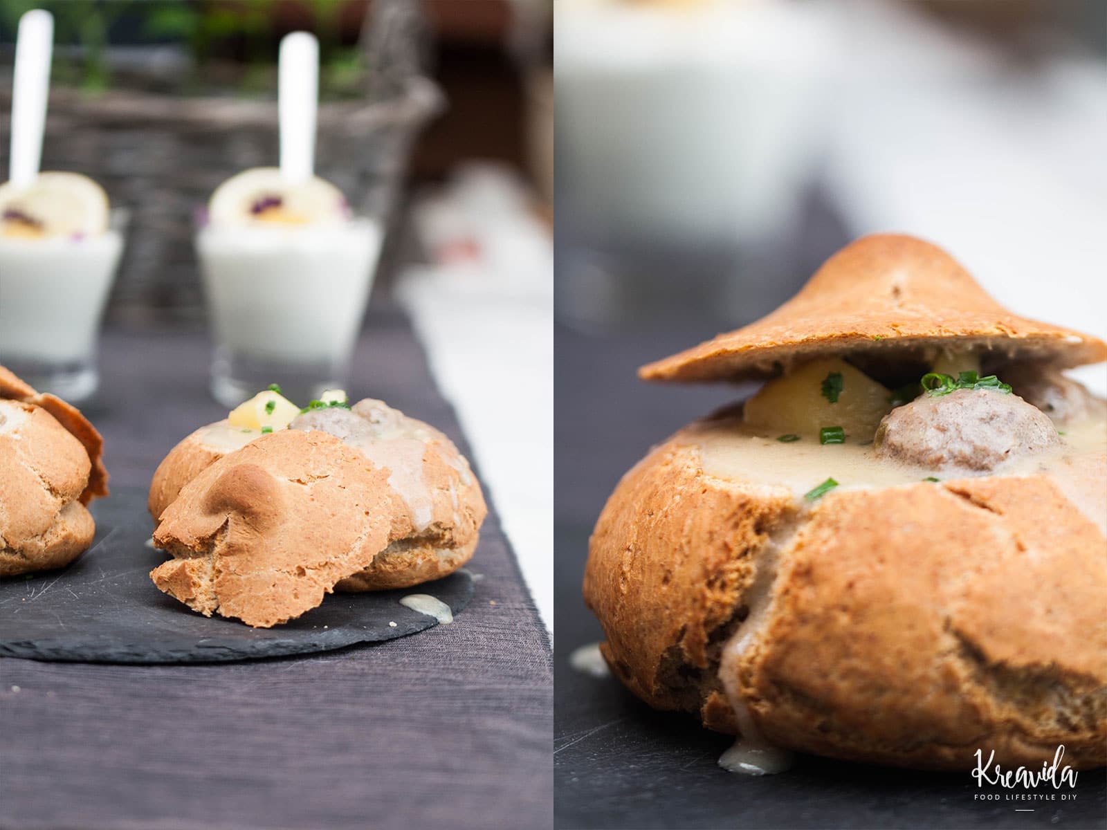 Königsberger Klopse im Brotteig