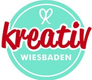 Logo von Kreativ Wiesbaden, einer Plattform für handgemachte Kunst und kreative Produkte in Wiesbaden.