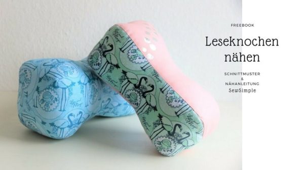 Schnittmuster: Leseknochen nähen | Nackenrolle