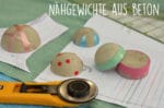 Nähgewichte aus Beton