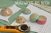 Nähgewichte aus Beton
