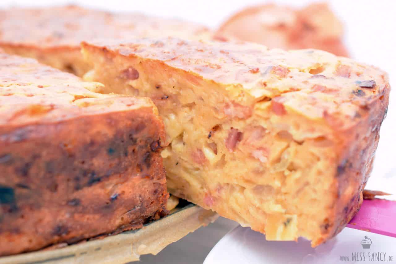 Zwiebelkuchen ohne Boden