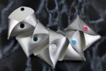 silbernes no-sew Täschchen