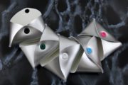 silbernes no-sew Täschchen